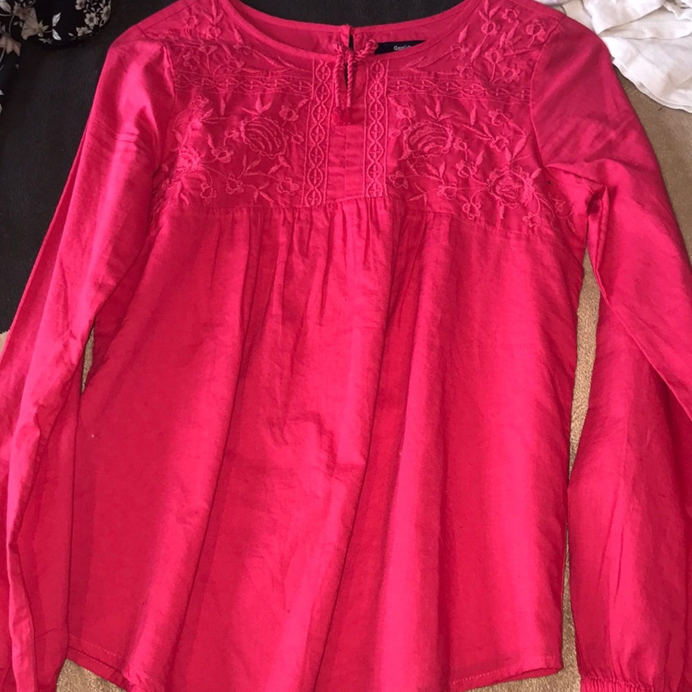 Hot pink top